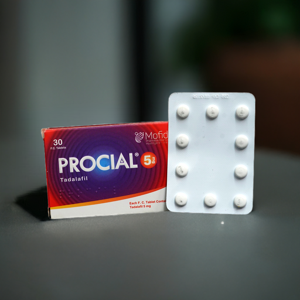 Pr0ci@l 5mg Tada-l@fil Tabs - Original Ci@lis 5mg Alternative | 30 Tablets Pack