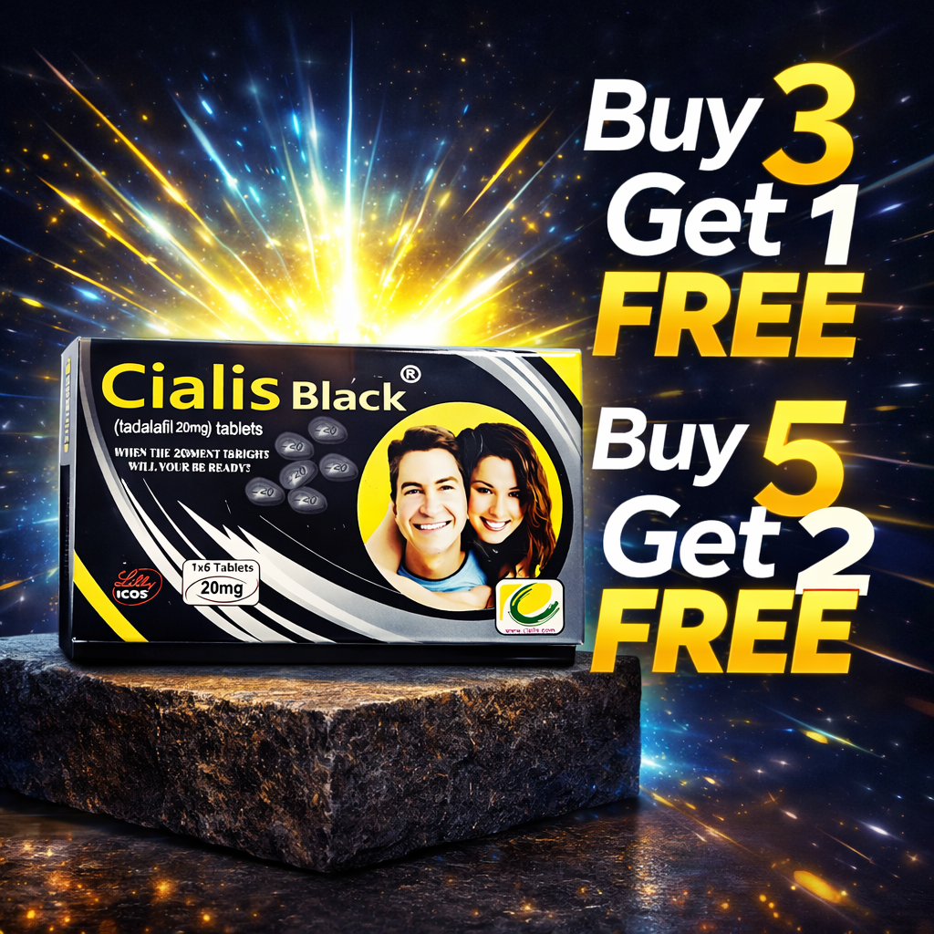 Ci@lis Black 20mg - 6 Tablets in a pack