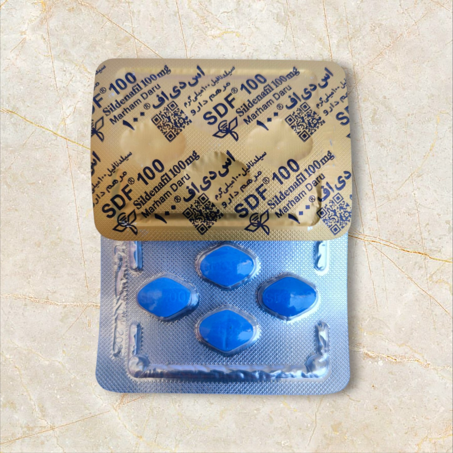 SDF 100mg (original product by Marham Daru) 8 Tabs Pack.