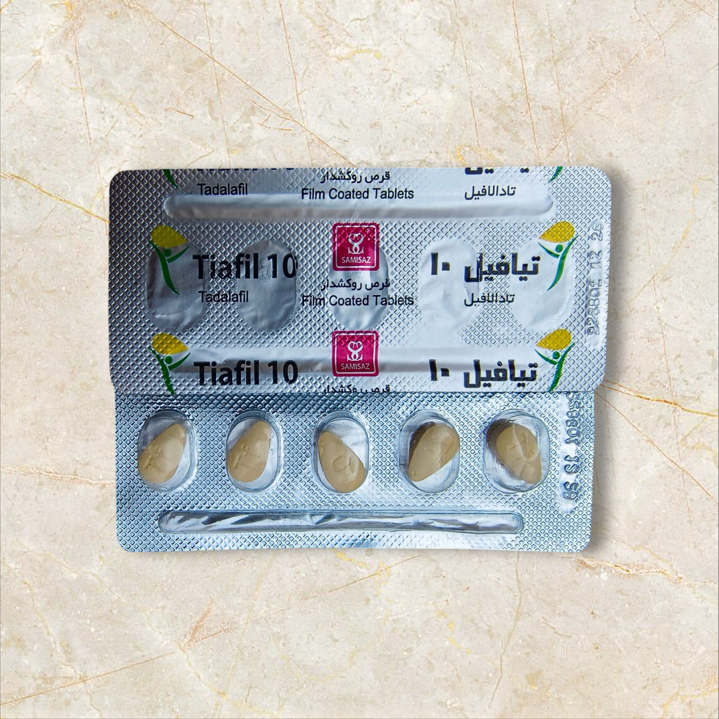 Original Tiafil 10mg - T@d@lafil 10mg (C10 Alternative ) - Iranian Formula - 10 Tablets