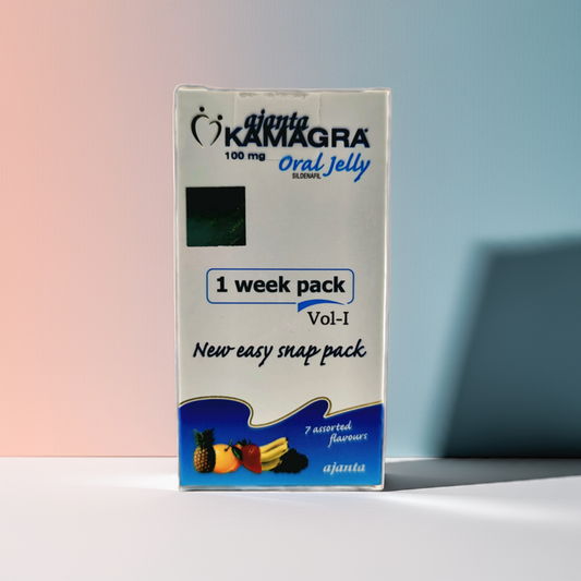 Original Kamagra  Flavored  Jelly 100mg Silden@fil | 7 Sachets